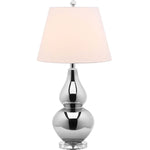 Safavieh Cybil 26 Inch H Double Gourd Lamp (Single) , LITS4088 - Silver