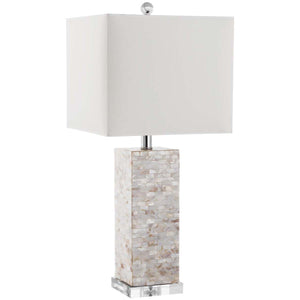 Safavieh Homer 26 Inch H Shell Table Lamp , LITS4106