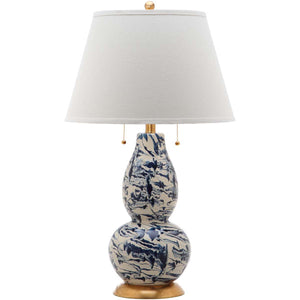 Safavieh Color Swirls  28 Inch H Glass Table Lamp , LITS4159