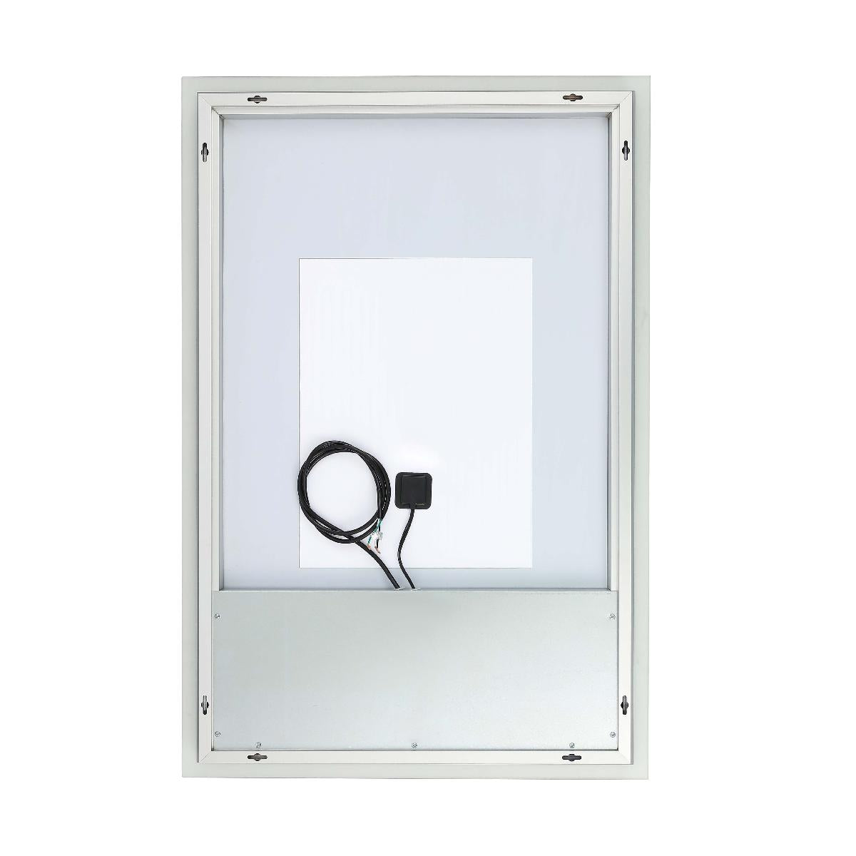 Safavieh Houston 24 LED Mirror, Silver / White - Silver / White