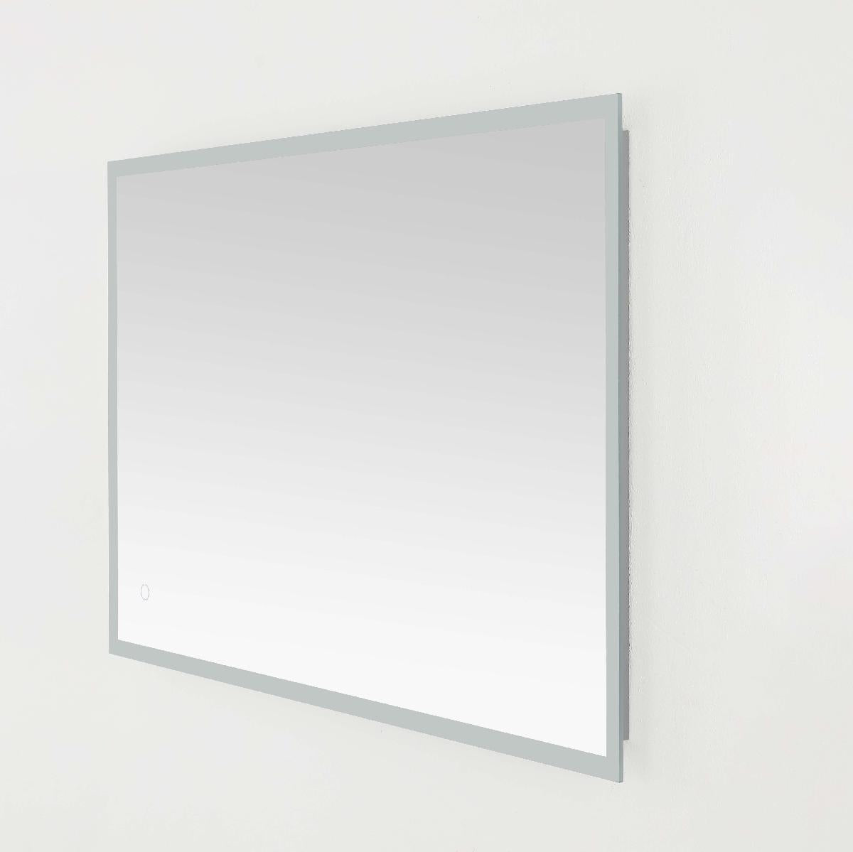 Safavieh Houston 24 LED Mirror, Silver / White - Silver / White