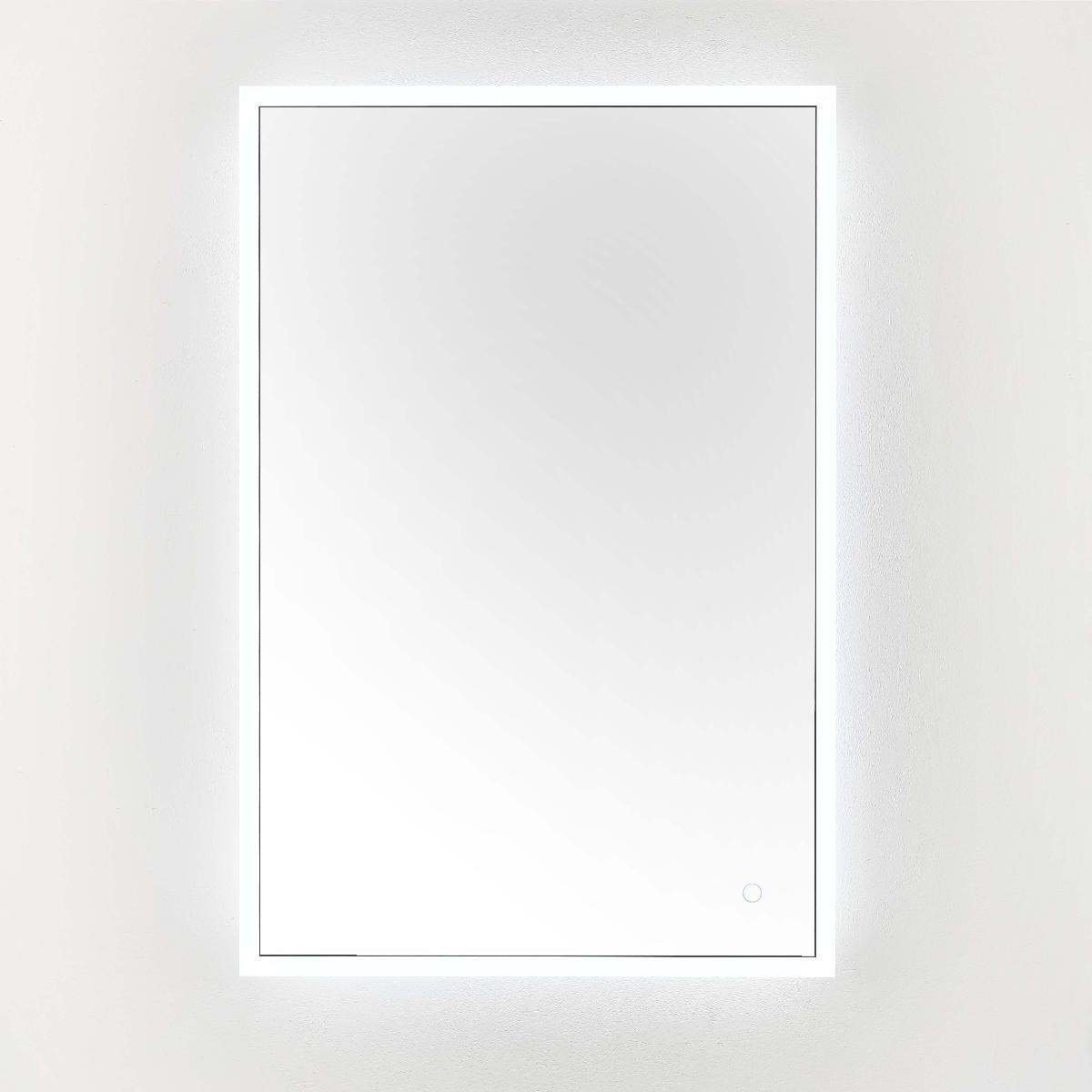 Safavieh Houston 24 LED Mirror, Silver / White - Silver / White