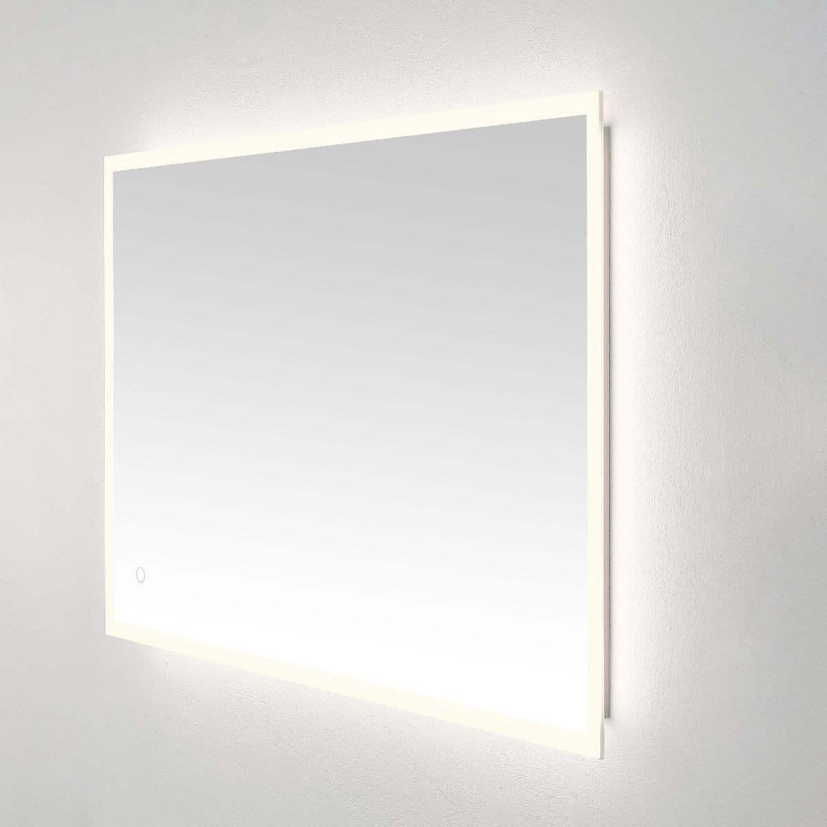 Safavieh Houston 24 LED Mirror, Silver / White - Silver / White