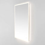 Safavieh Houston 24 LED Mirror, Silver / White - Silver / White