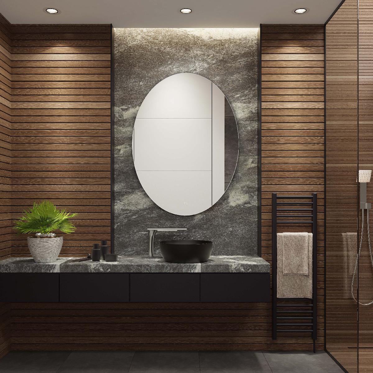 Safavieh Nolan 24 LED Mirror, White - White