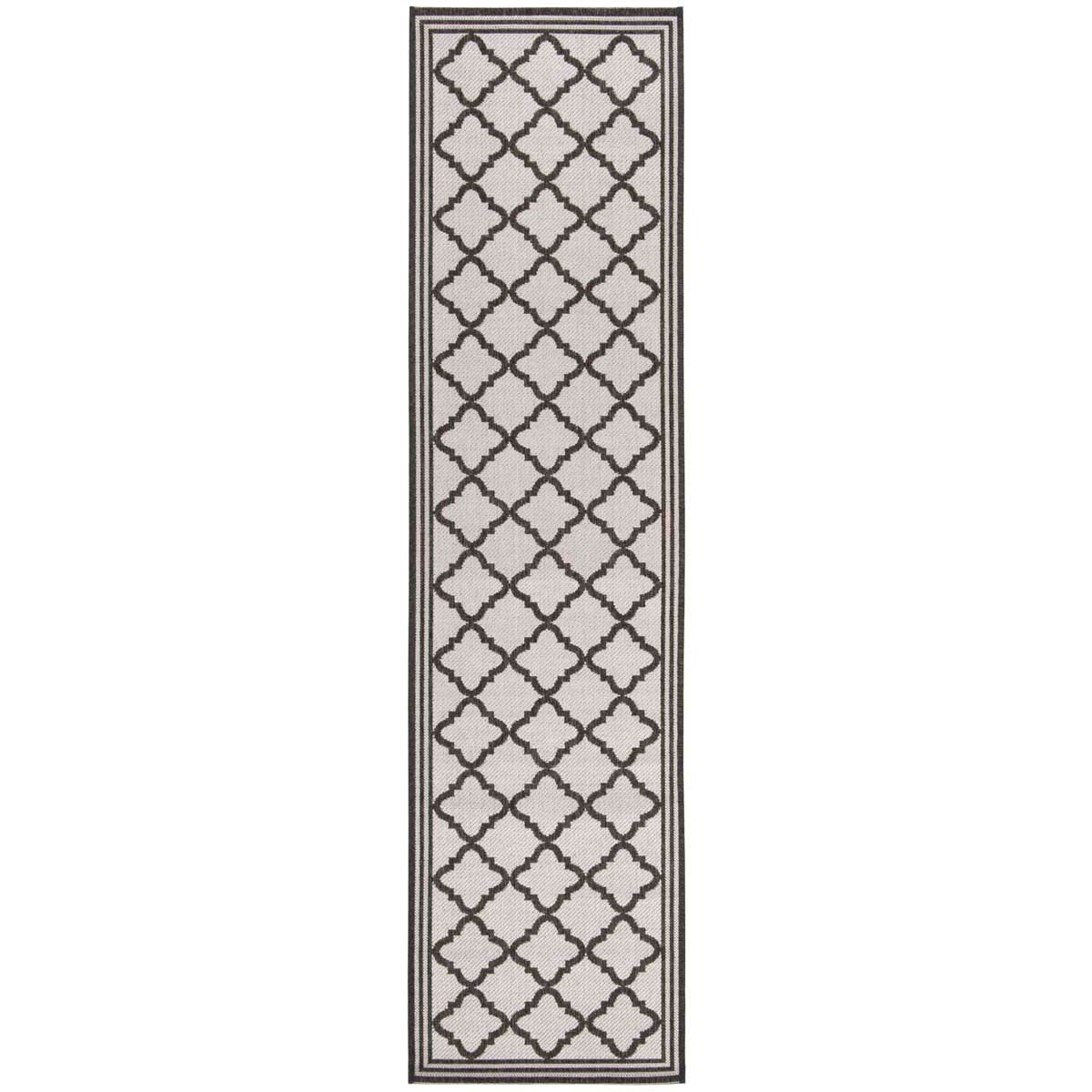 Safavieh Linden 100 121 Rug, LND121 - Light Grey / Charcoal