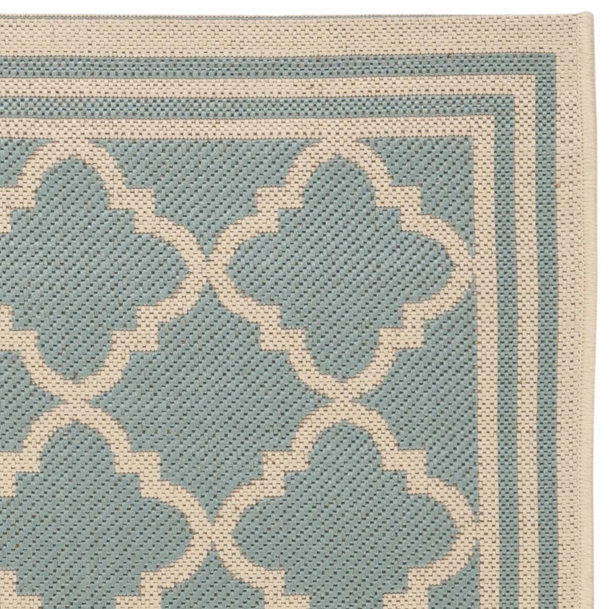 Safavieh Linden 100 121 Rug, LND121 - Aqua / Cream