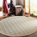 Safavieh Linden 100 121 Rug, LND121 - Aqua / Cream
