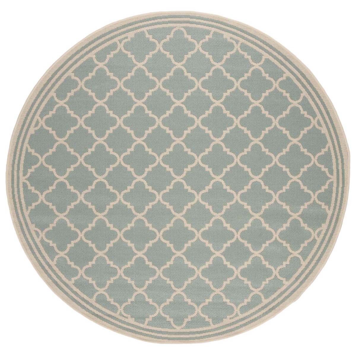 Safavieh Linden 100 121 Rug, LND121 - Aqua / Cream