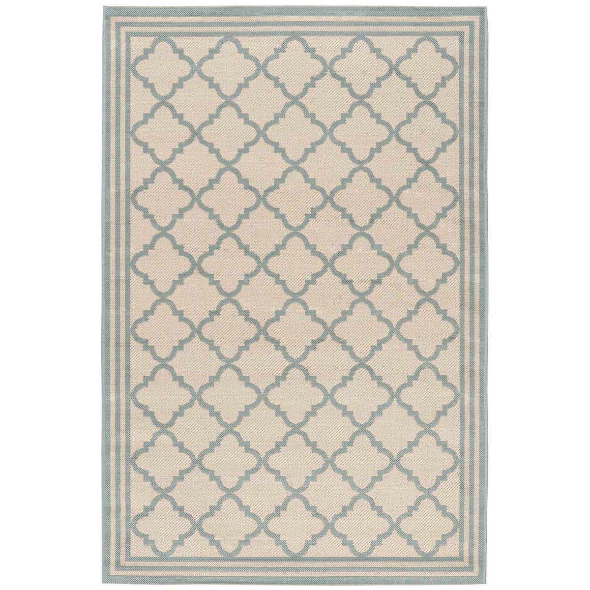 Safavieh Linden 100 121 Rug, LND121 - Cream / Aqua