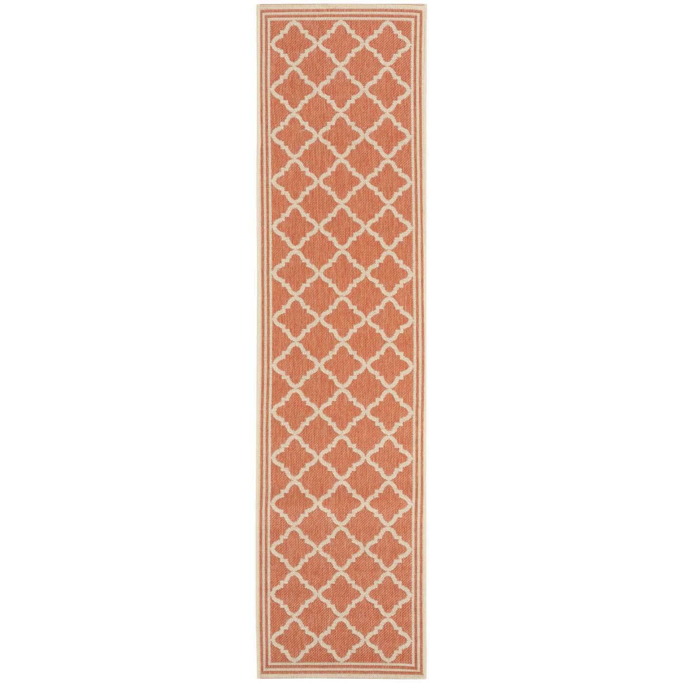 Safavieh Linden 121 Rug, LND121 - Rust / Creme