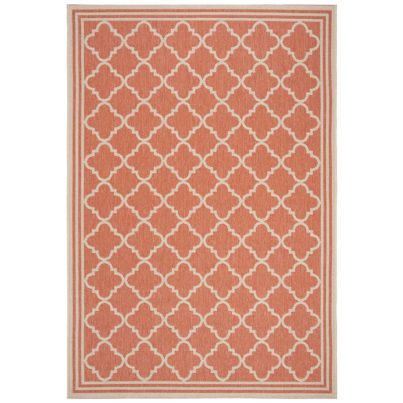 Safavieh Linden 121 Rug, LND121 - Rust / Creme