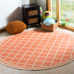 Safavieh Linden 100 121 Rug, LND121 - Rust / Creme