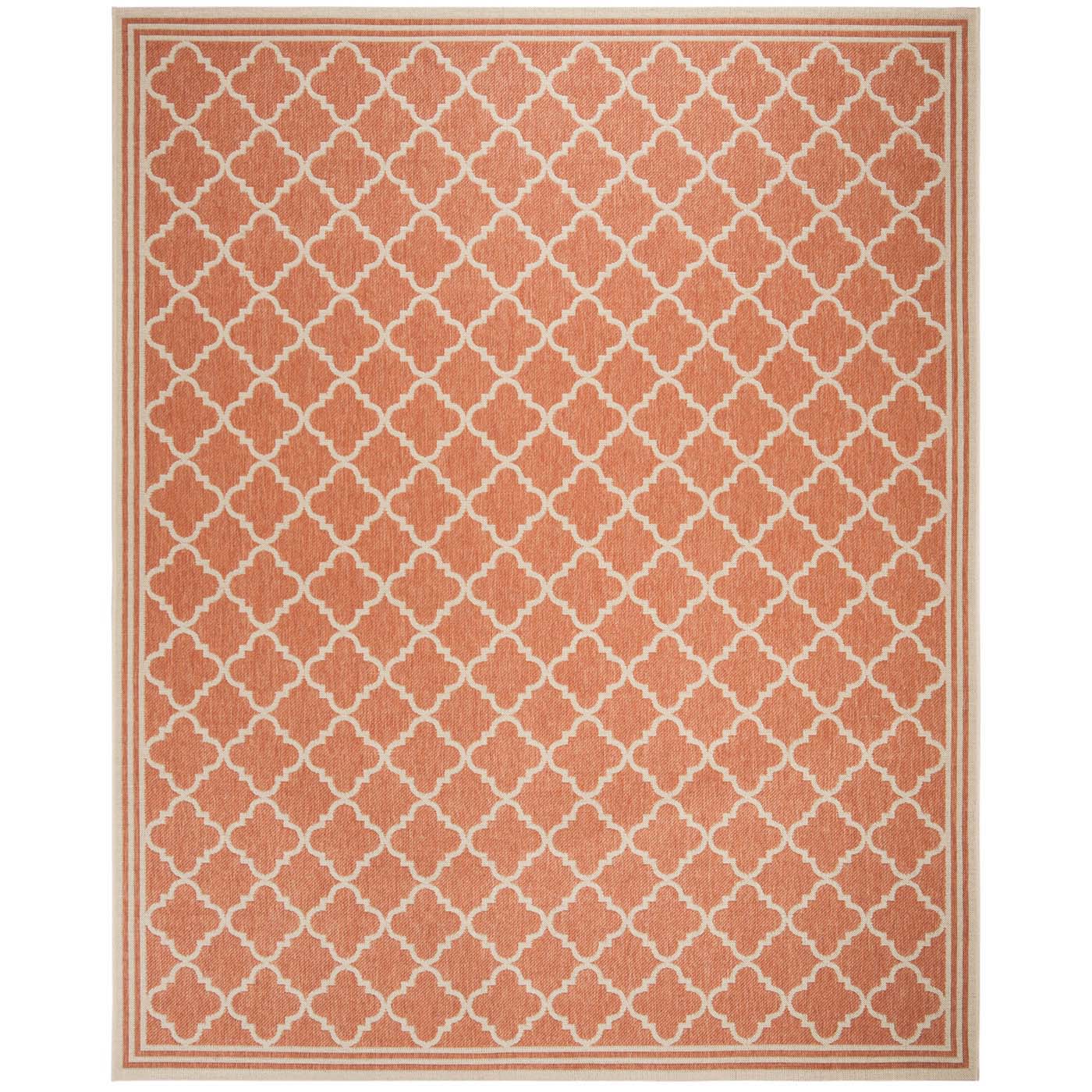 Safavieh Linden 121 Rug, LND121 - Rust / Creme
