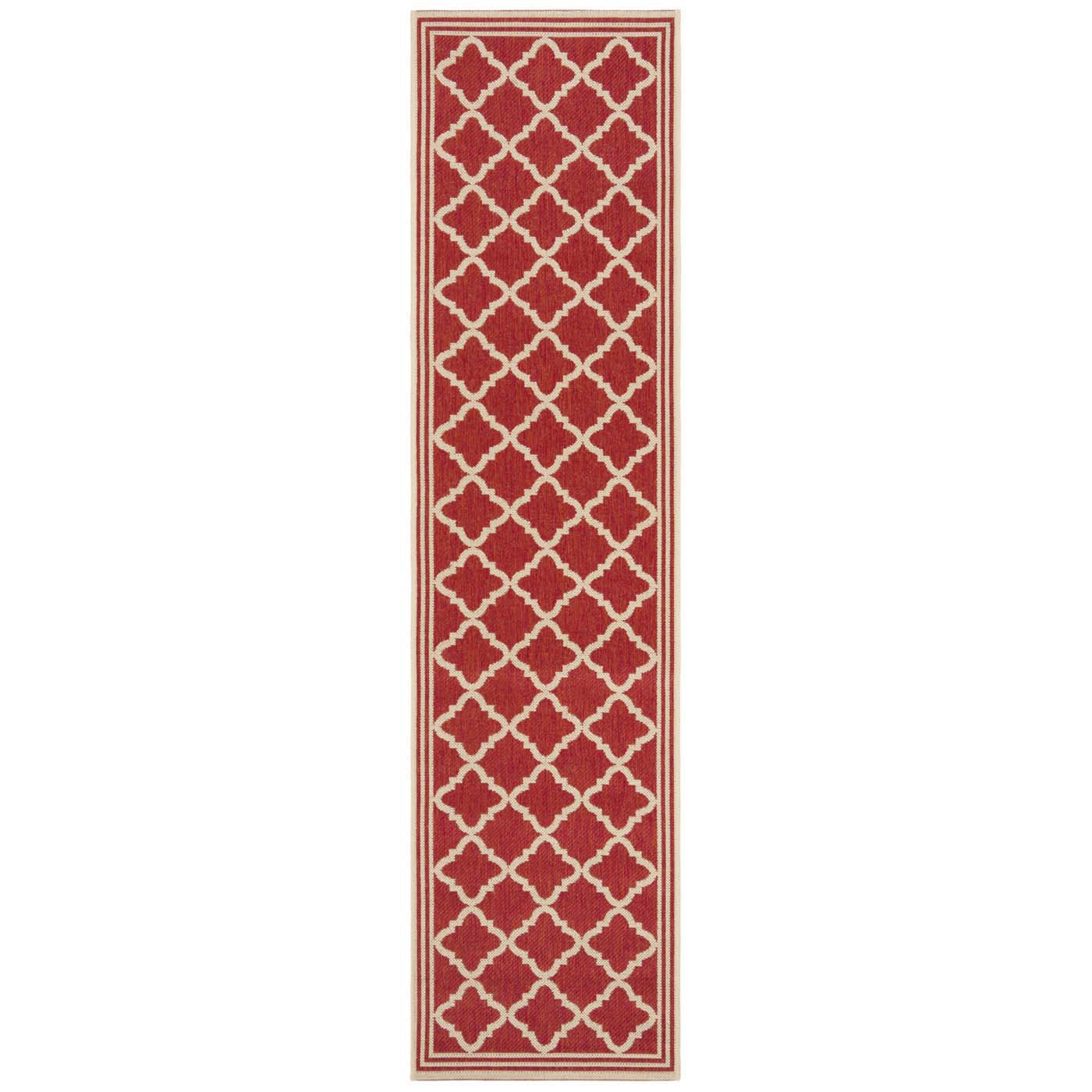 Safavieh Linden 121 Rug, LND121 - Red / Creme