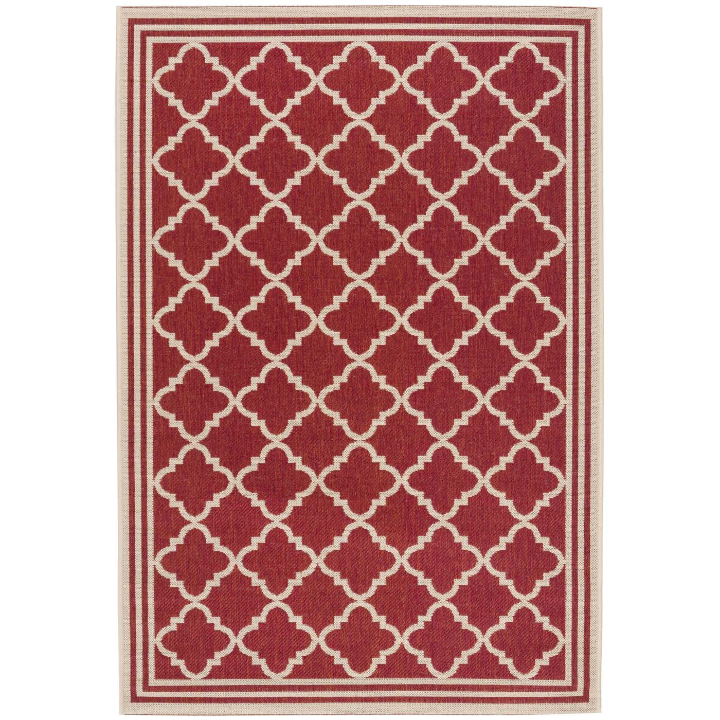 Safavieh Linden 121 Rug, LND121 - Red / Creme