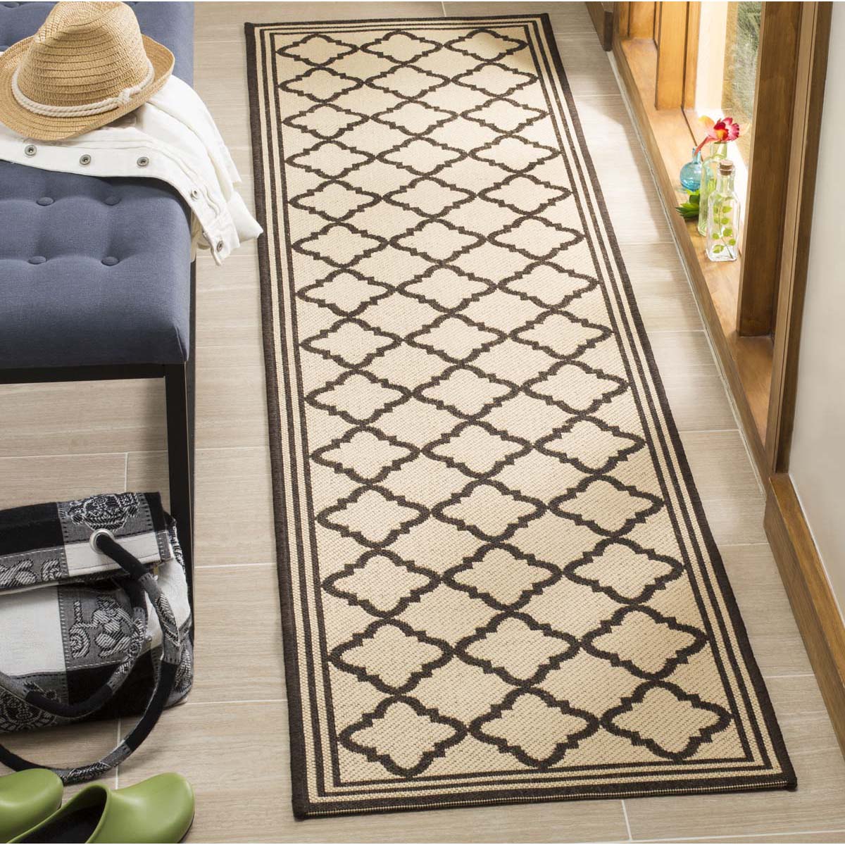 Safavieh Linden 100 121 Rug, LND121 - Creme / Brown