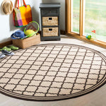 Safavieh Linden 100 121 Rug, LND121 - Creme / Brown