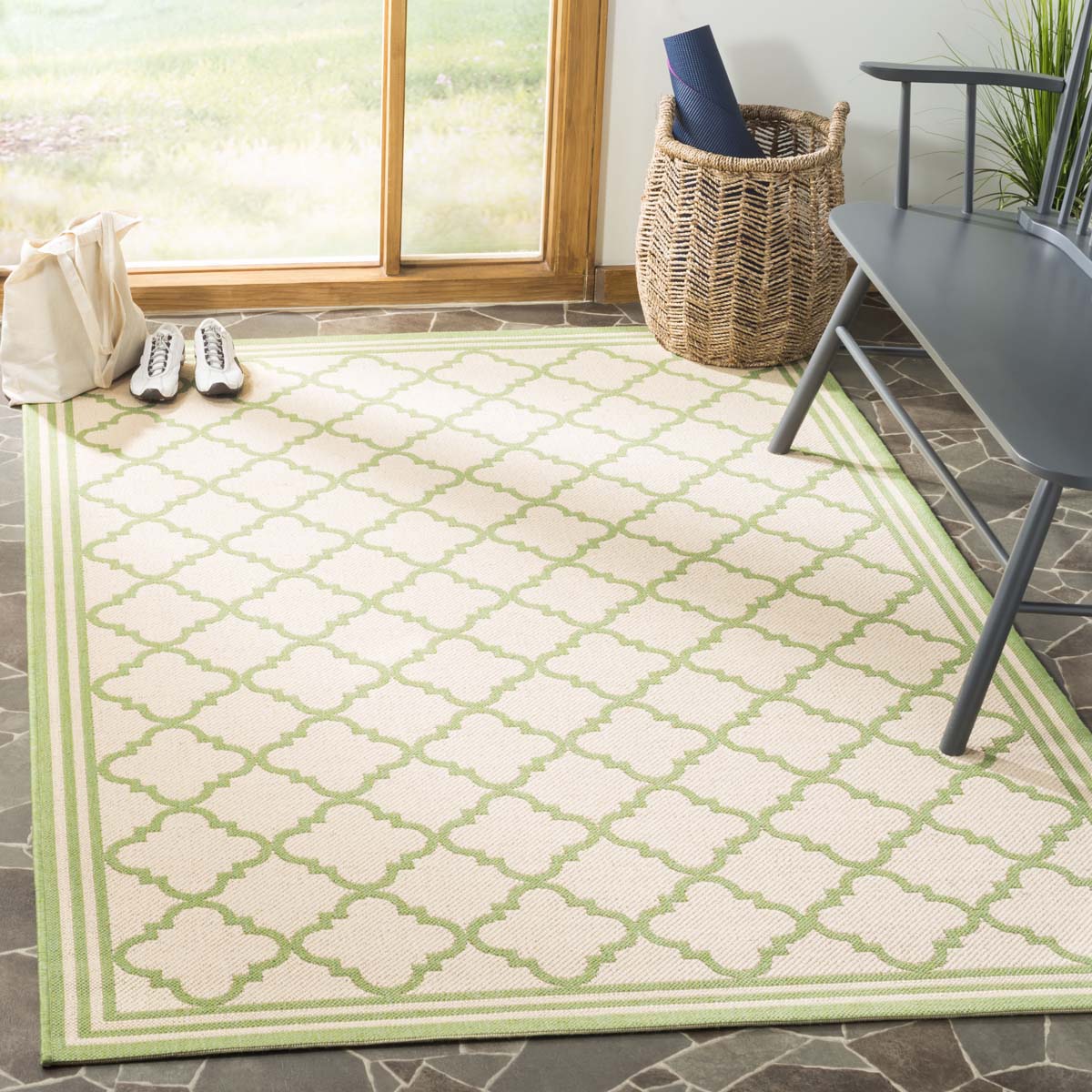 Safavieh Linden 100 121 Rug, LND121 - Cream / Olive