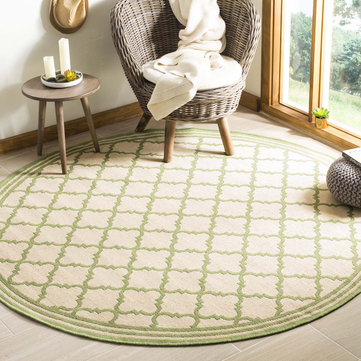 Safavieh Linden 100 121 Rug, LND121 - Cream / Olive