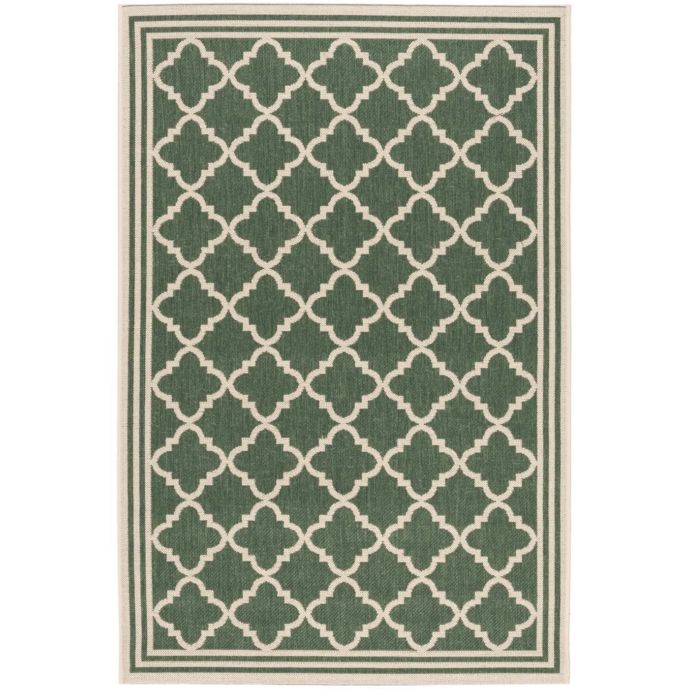 Safavieh Linden 121 Rug, LND121 - Green / Creme