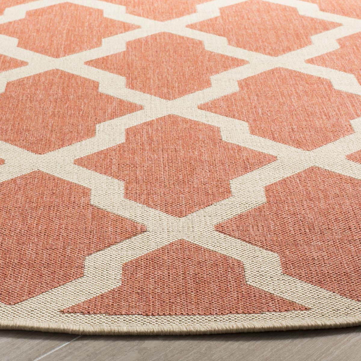 Safavieh Linden 100 122 Rug, LND122 - Rust / Creme