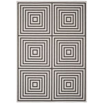 Safavieh Linden 123 Rug, LND123 - Light Grey / Charcoal