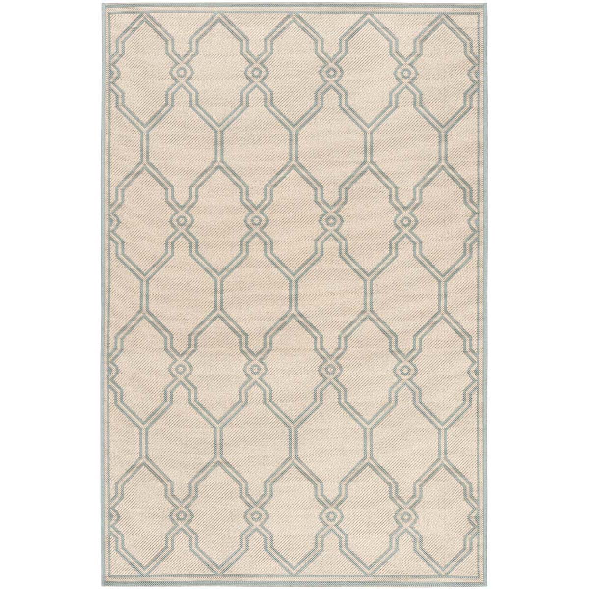 Safavieh Linden 100 124 Rug, LND124 - Cream / Aqua
