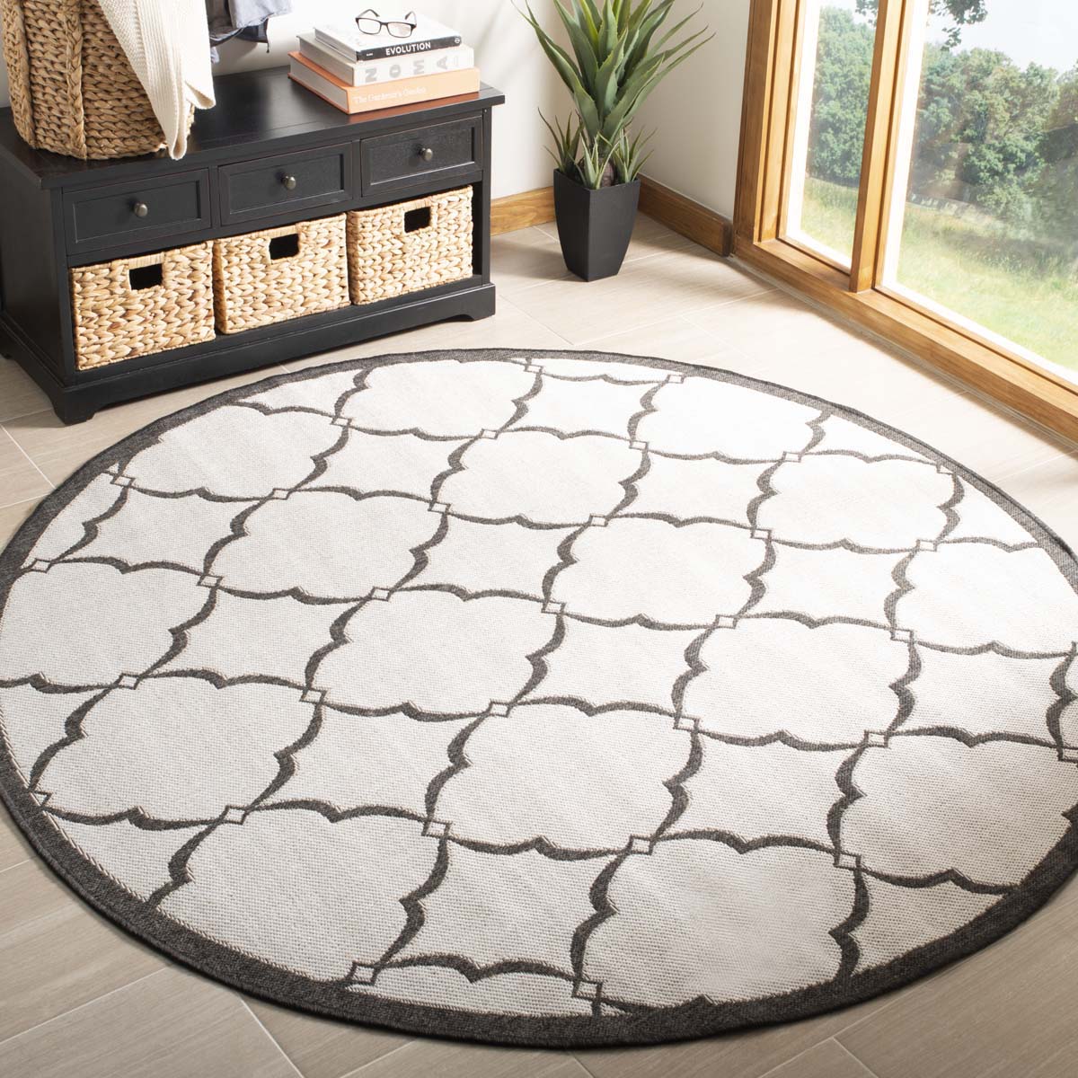 Safavieh Linden 100 125 Rug, LND125 - Light Grey / Charcoal