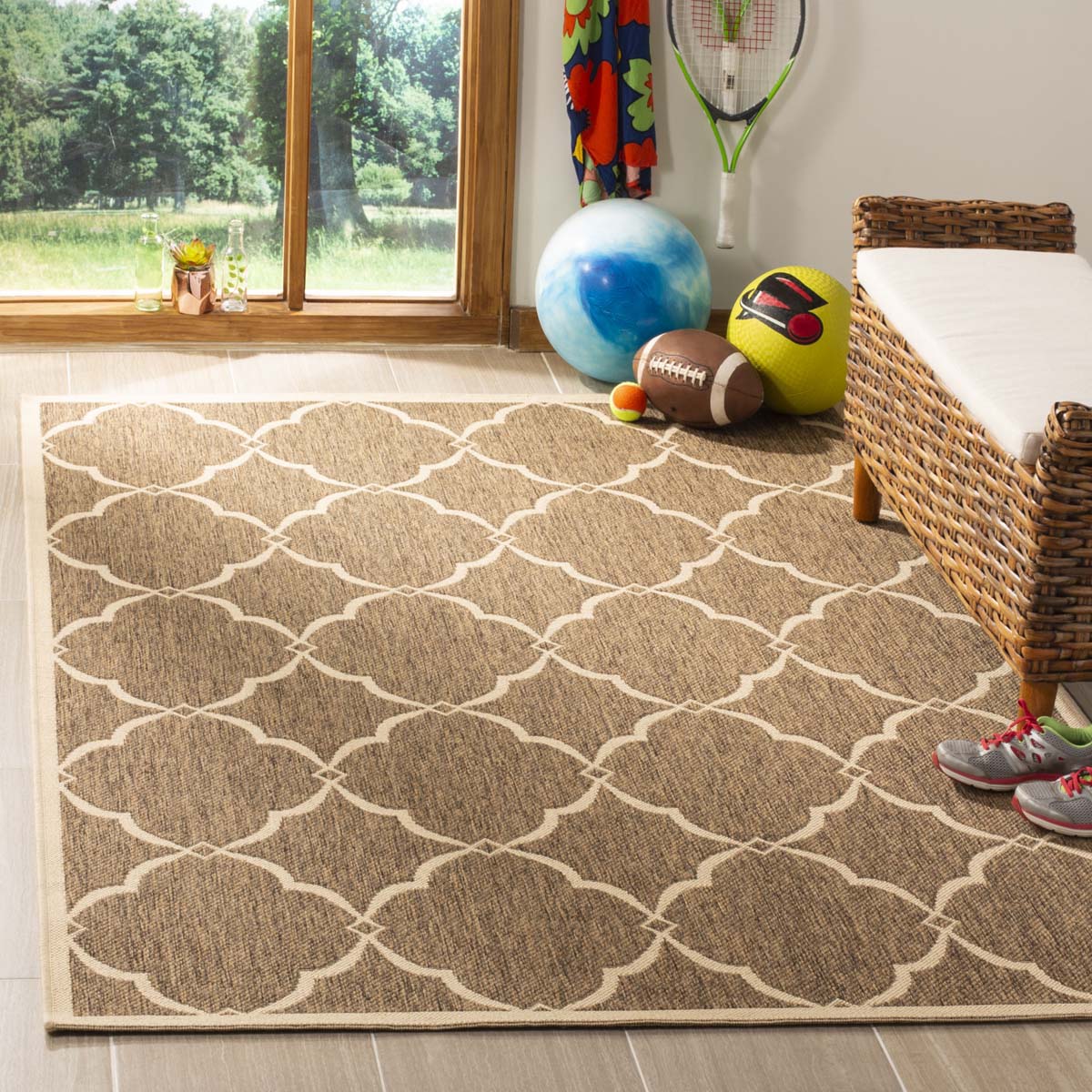 Safavieh Linden 100 125 Rug, LND125 - Beige / Cream