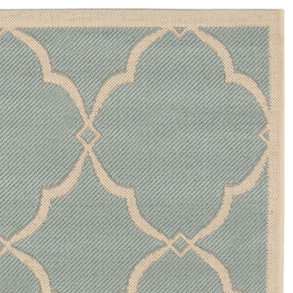 Safavieh Linden 100 125 Rug, LND125 - Aqua / Cream