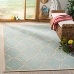 Safavieh Linden 100 125 Rug, LND125 - Aqua / Cream