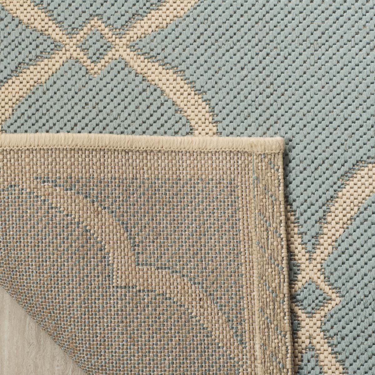 Safavieh Linden 100 125 Rug, LND125 - Aqua / Cream
