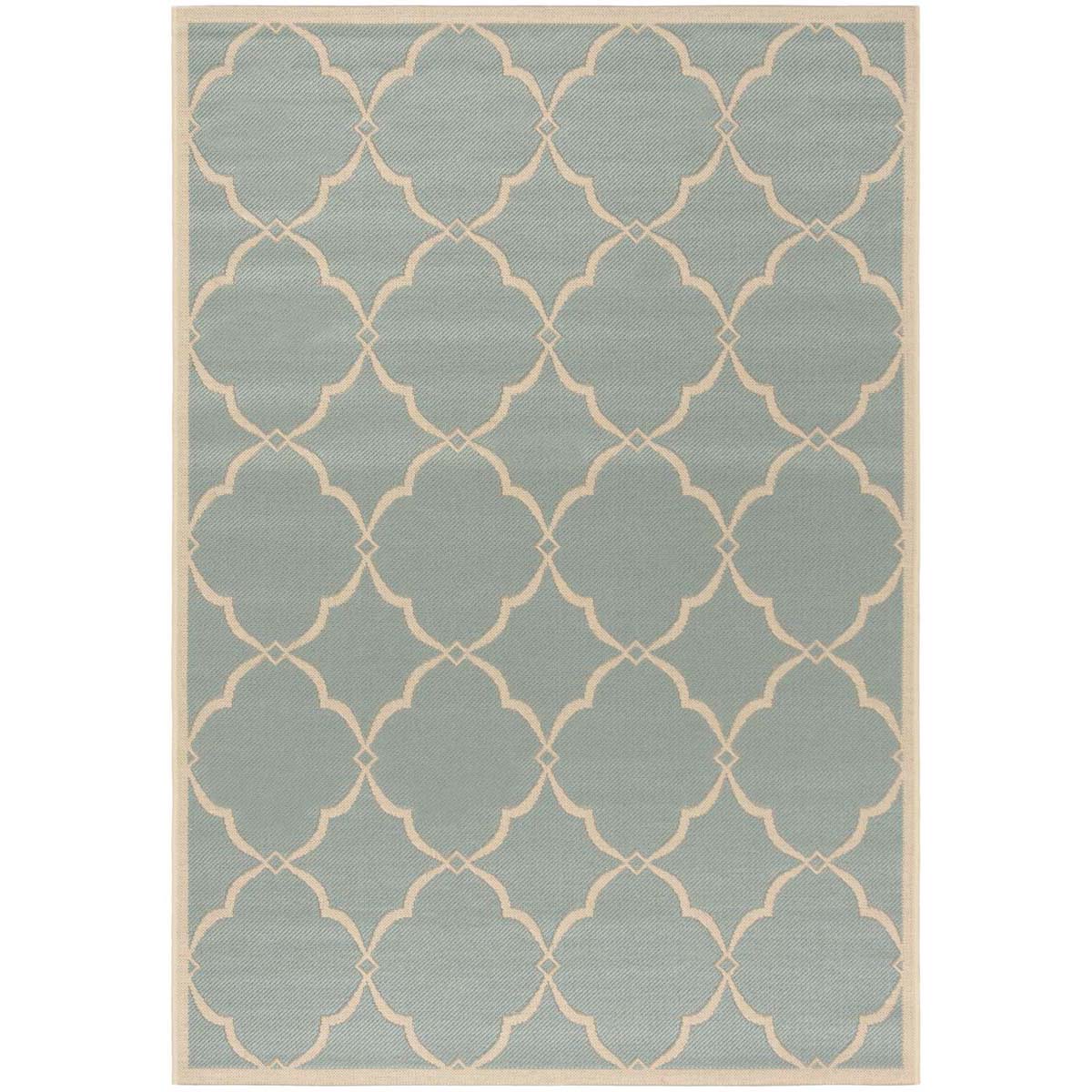Safavieh Linden 100 125 Rug, LND125 - Aqua / Cream