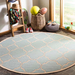 Safavieh Linden 100 125 Rug, LND125 - Aqua / Cream
