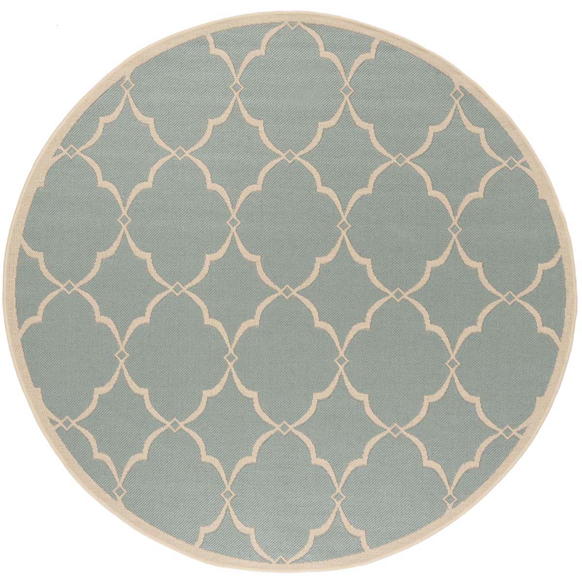 Safavieh Linden 100 125 Rug, LND125 - Aqua / Cream