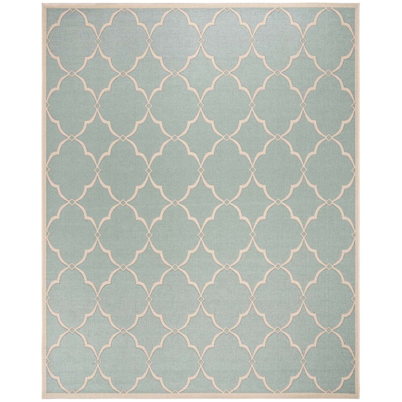 Safavieh Linden 125 Rug, LND125 - Aqua / Cream