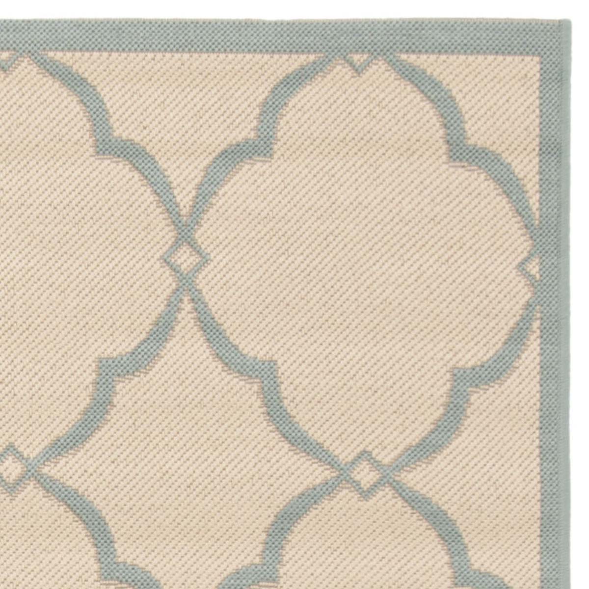 Safavieh Linden 100 125 Rug, LND125 - Cream / Aqua