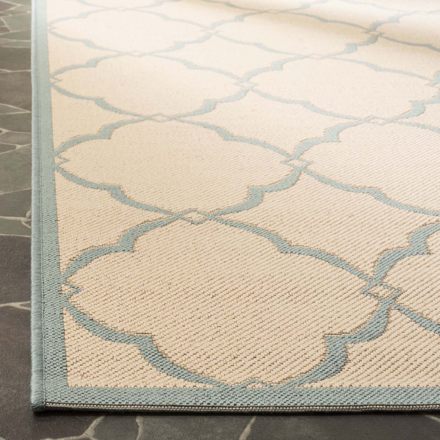 Safavieh Linden 125 Rug, LND125 - Cream / Aqua