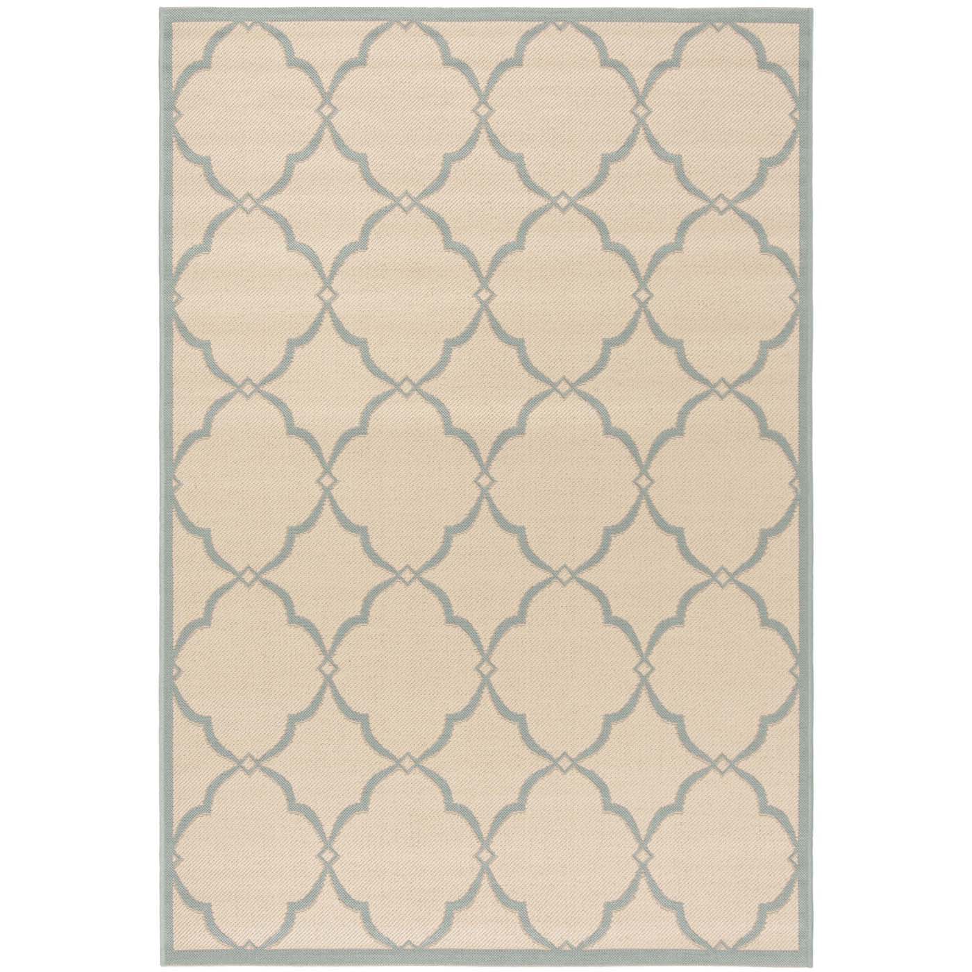 Safavieh Linden 125 Rug, LND125 - Cream / Aqua