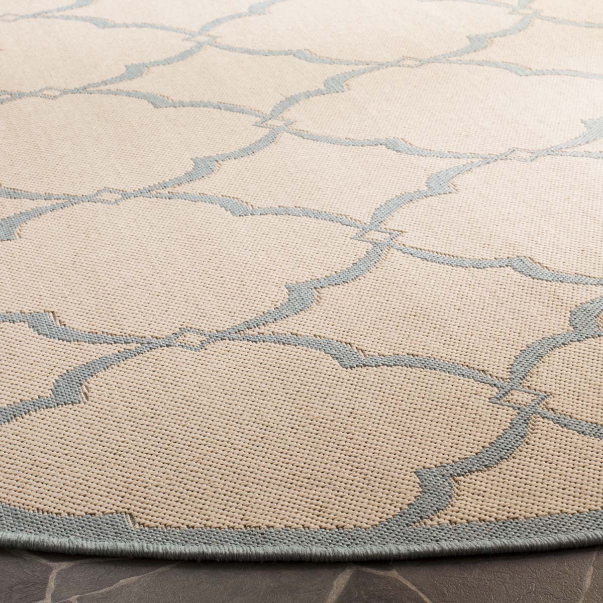 Safavieh Linden 100 125 Rug, LND125 - Cream / Aqua