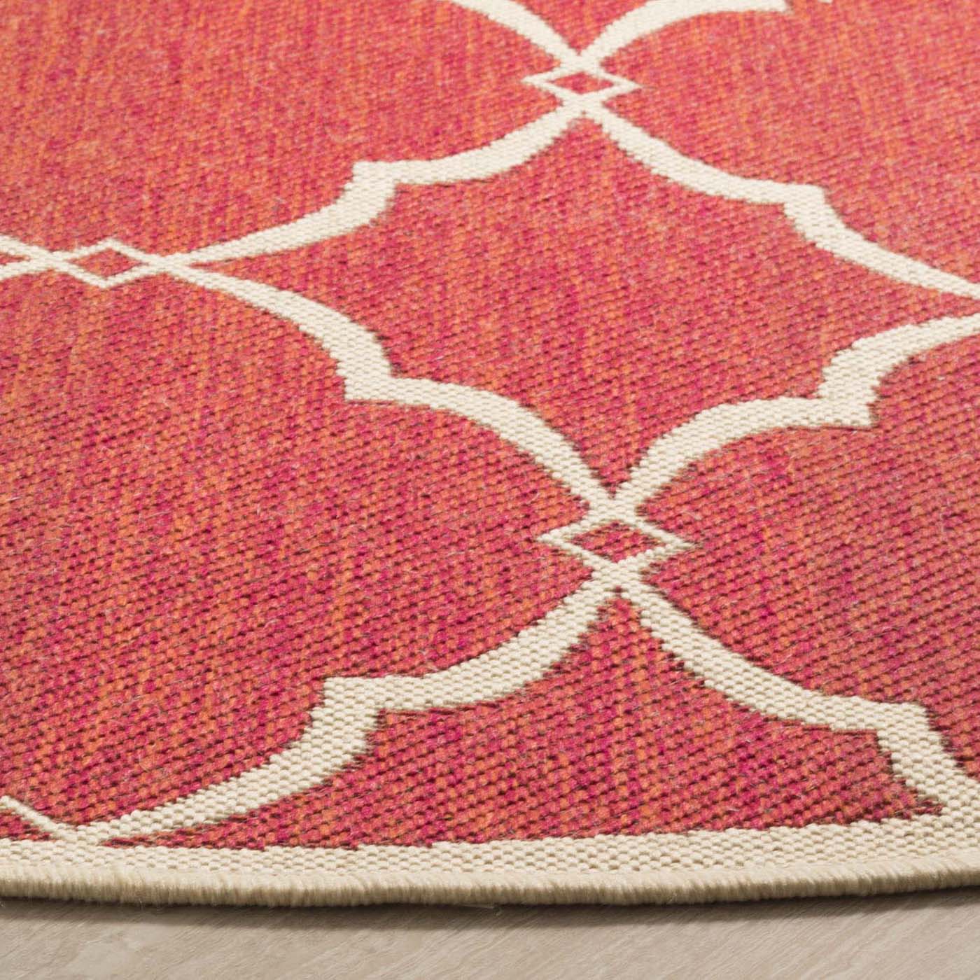Safavieh Linden 125 Rug, LND125 - Red / Creme