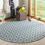 Safavieh Linden 100 127 Rug, LND127 - Blue / Creme