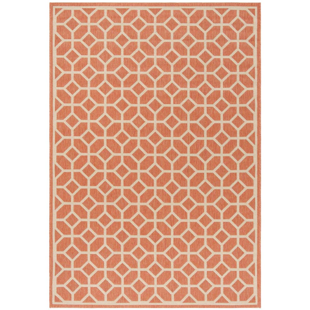 Safavieh Linden 100 127 Rug, LND127 - Rust / Creme