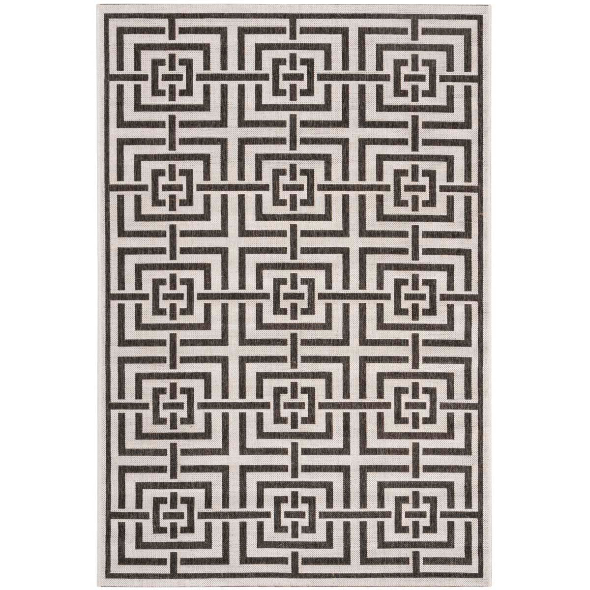 Safavieh Linden 100 128 Rug, LND128 - Light Grey / Charcoal