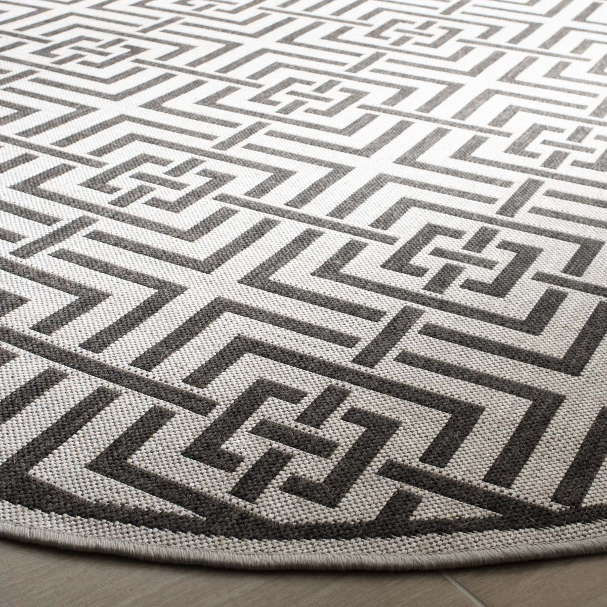 Safavieh Linden 100 128 Rug, LND128 - Light Grey / Charcoal