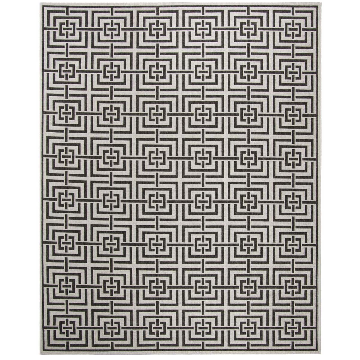 Safavieh Linden 100 128 Rug, LND128 - Light Grey / Charcoal