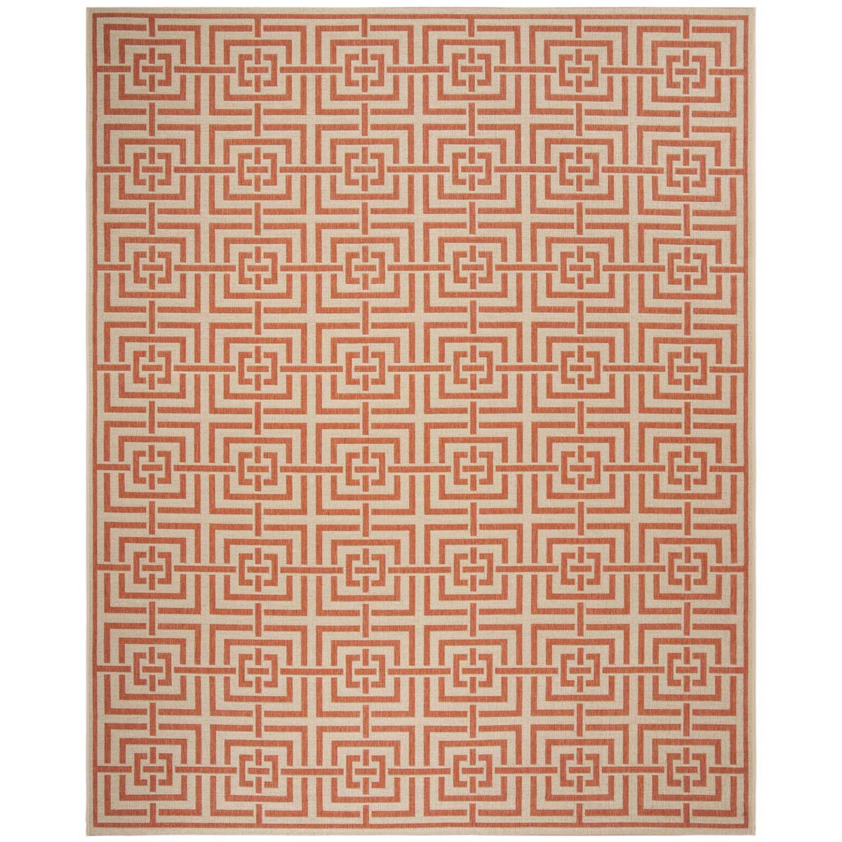 Safavieh Linden 100 128 Rug, LND128 - Cream / Rust
