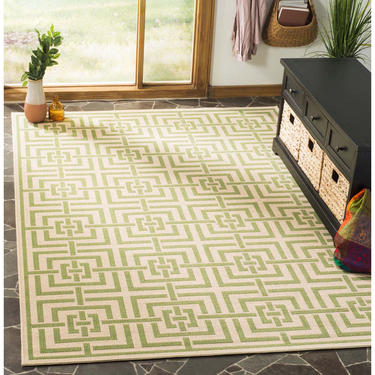 Safavieh Linden 100 128 Rug, LND128 - Cream / Olive