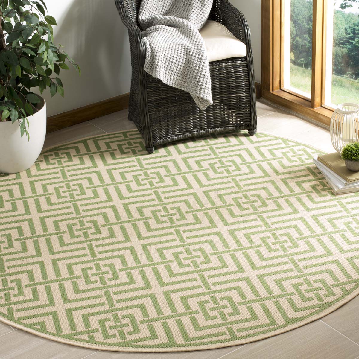 Safavieh Linden 100 128 Rug, LND128 - Cream / Olive